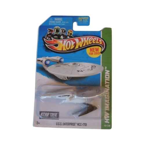 U.S.S. Enterprise NCC-1701 (Satin White w/ Battle Damage Tampos)